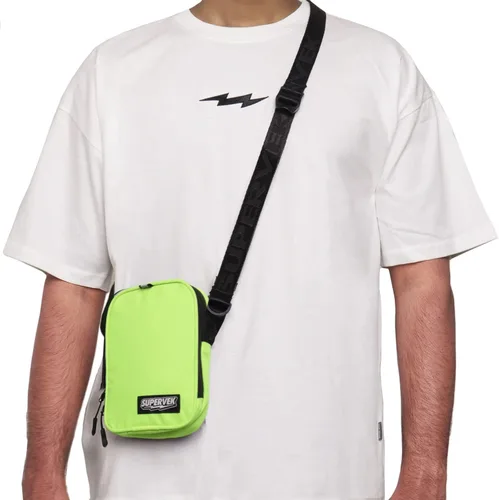 Vista 2 de SUPERVEK Sling Bag Mini PRO - Waterproof Zip, Fabric & Adjustable Fly Strap Crossbody Chest Shoulder For Men Women