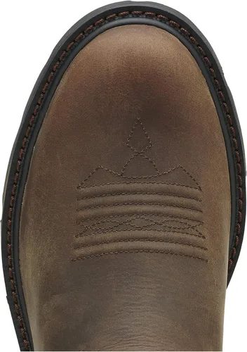 Vista 5 de Ariat Workhog botas de trabajo anchas, con puntera cuadrada, para hombre