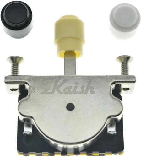 Vista 7 de KAISH Interruptor de palanca de 3 vías de alta resistencia para pastilla de guitarra, interruptor selector de pastilla para Strat Tele con 3 puntas