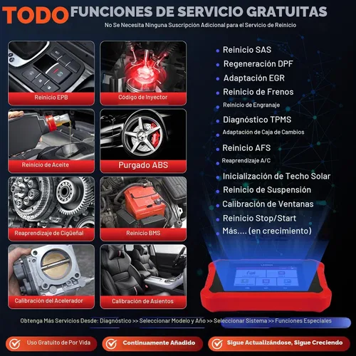 Vista 3 de Herramienta de escaneo bidireccional LAUNCH Creader Elite V3.0 para Toyota