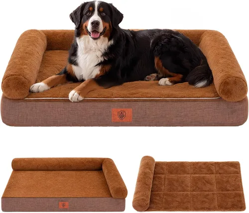 Vista 26 de GTPLAYER Dog Bed, Egg-Crate Foam Pressure Relief with Waterproof Washable Pet Bed 23.6" with 2-in-1 Cooling/Warming Pad, Non-Slip Bottom, Detachable
