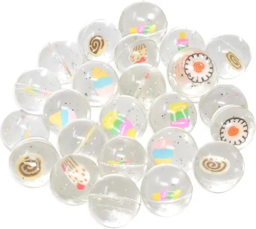 Vista 10 de Kiddie Play 25 Bouncy Balls for Kids Party Favors Bouncy Ball 27mm Superball Small Rubber Balls for Kids