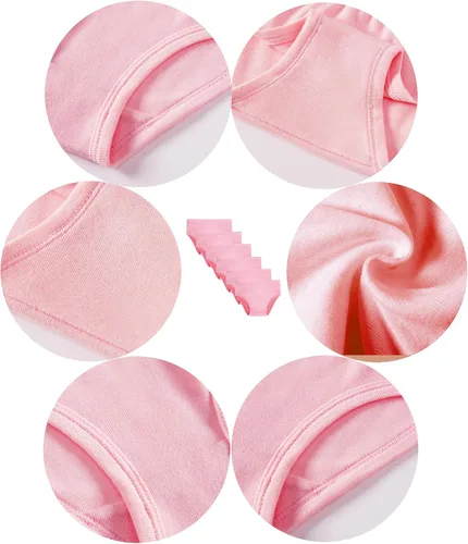 Vista 2 de KikizYe Bragas de algodón suave para niñas pequeñas y grandes, ropa interior surtida