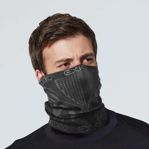 Vista 2 de EXIO - Polainapasamontañas abrigador para el cuello en invierno 1 paquete o 2 paquetes Cobertura facial a prueba de viento para esquí snowboard