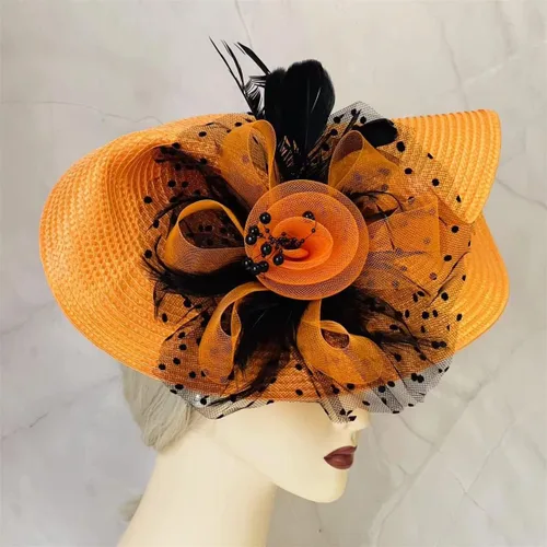 Vista 9 de L'ouve Tocado vintage para niñas, sombreros de fiesta de té para mujer, sombrero de pastillero de los años 20 y 50