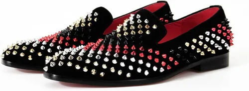 Vista 4 de jingyibest Penny Mocasines para hombre, azul oscuro, mocasines casuales para hombre, zapatos de vestir, zapatos de noche, zapatos de graduación