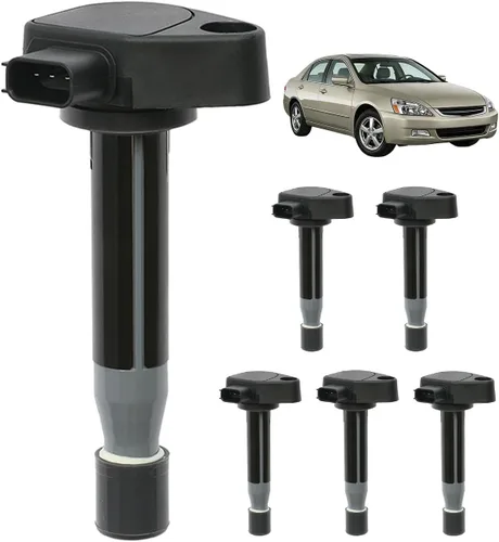 Vista 10 de Paquetes de bobinas de encendido UF624 y bujías aptas para Honda Pilot 3.5L