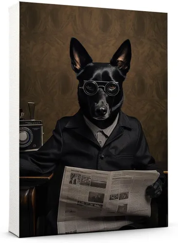 Vista 185 de Thuan Affenpinscher - Póster de lienzo con tus fotos, arte de pared para decoración del hogar, regalo conmemorativo para amantes de las mascotas