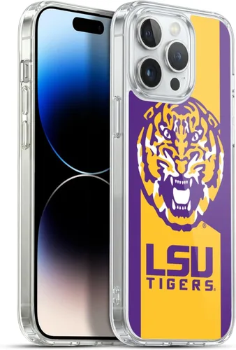 Vista 227 de Head Case Designs Funda de gel suave con licencia oficial de la Universidad Estatal de Louisiana LSU Camou compatible con Apple iPhone 7 Plus/iPhone