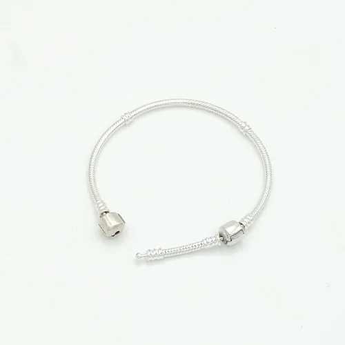 Vista 4 de Extensor de pulsera estilo Pandora, pulsera de serpiente con dije para mujer, extensores añaden extensión de 1.3, 1.5 pulgadas de joyería extraíble
