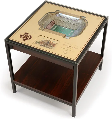 Vista 13 de YouTheFan NCAA - Mesa auxiliar iluminada StadiumView de 25 capas