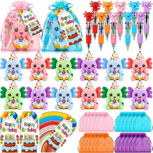 Vista 7 de Seenelling 96 piezas de regalos de cumpleaños mini oso de peluche 4