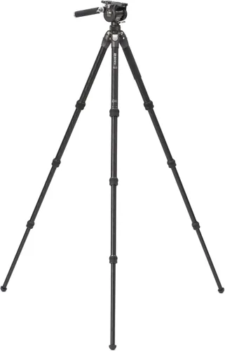 Vista 3 de Benro Tortoise CF Serie 2, trípode de 4 secciones con cabezal híbrido FS36PRO