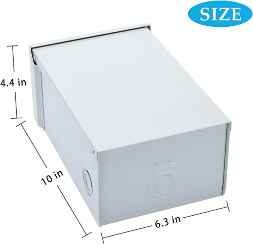 Vista 5 de briidea Panel de spa de 50 amperios con disyuntor GFCI de 3 polos y 50 amperios, impermeable IP 65, ideal para spas, jacuzzis, piscinas, hogar
