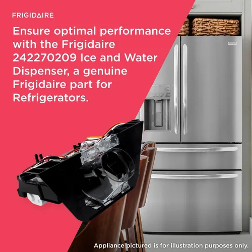 Vista 6 de Frigidaire 242270209 Dispensador de hielo y agua para refrigeradores