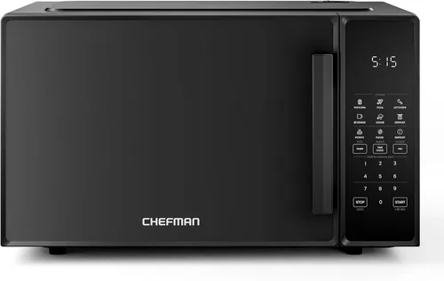Vista 9 de Horno microondas de sobremesa Chefman 0.7 pies cúbicos de acero inoxidable digital de 700 vatios con 6 menús automáticos, 10 niveles de potencia