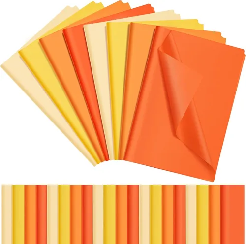 Vista 12 de Qilery - 500 hojas de papel de seda negro a granel para bolsas de regalo de 15 x 20 pulgadas, sin ácidos, para regreso a clases, papel de regalo