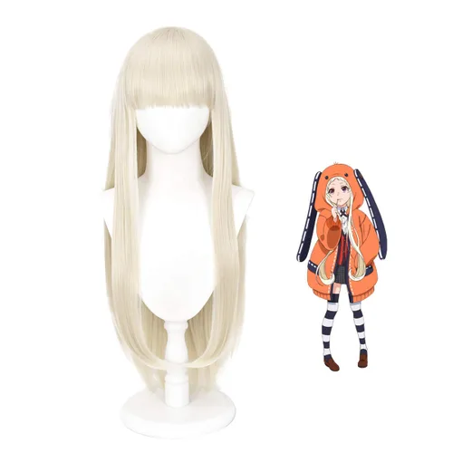Vista 2 de Soyusunny Yomoduki Runa Cosplay Wig Costume Halloween Wigs for Women with Necklace