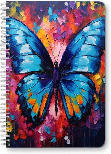 Vista 18 de Cuaderno de espiral, doble alambre en espiral, diario de composición escolar, suministros para la escuela y la oficina, 100 páginas, 5.71 x 8.26