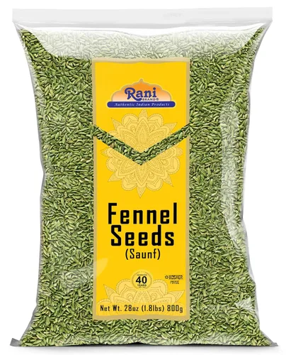 Vista 10 de Rani Semillas de hinojo Lucknowi (hinojo pequeño fino) especias enteras 7 onzas (7.05 oz) ~ Todo natural Apto para gluten Sin OMG Vegano