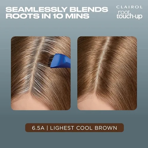 Vista 63 de Clairol Root Touch-Up de Nice'n Easy Tinte Permanente para el Cabello, 10 Rubio Extra Claro, Paquete de 1 Clairol Root Touch Up - Tinte permanente