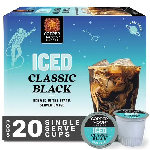 Vista 9 de Copper Moon Cápsulas de café K-Cup, medianas, Brew Over Ice Canela Chill