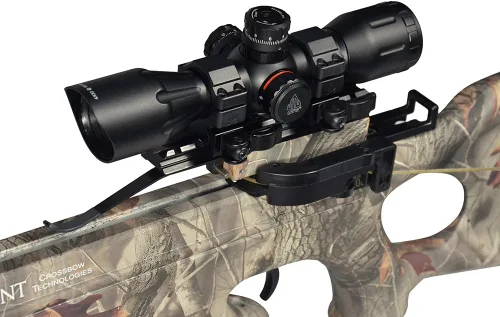 Vista 2 de UTG - 4 X 32 Alcance de ballesta de 1 pulgada, retícula RGB profesional de 5 pasos, anillos QD