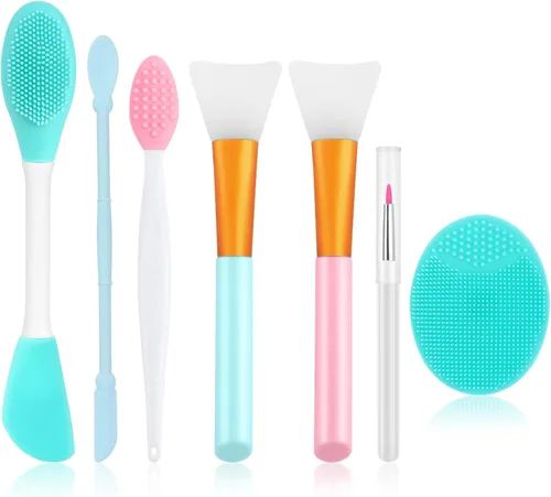 Vista 8 de Yokilly Kit de limpieza facial de silicona: Herramienta para el cuidado de Kit de 6 piezas