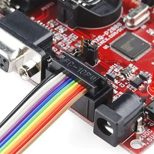Vista 7 de Hilitchi IDC Rainbow Color Flat Ribbon Cable-10 cable (15 pies)