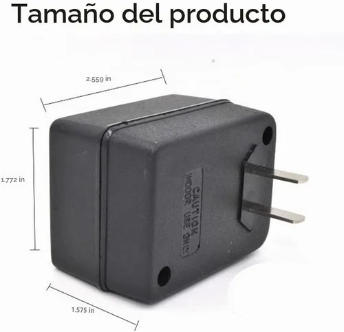 Vista 5 de Acxico 1 unids 110 V a 220 V convertidor de corriente adaptador transformador de voltaje adaptador 50 W PC material SC-21C