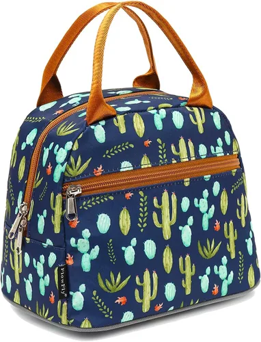 Vista 24 de Bolsa de almuerzo aislada FlowFly - Bolsa de asas organizadora para mujeres/hombres, Alpaca
