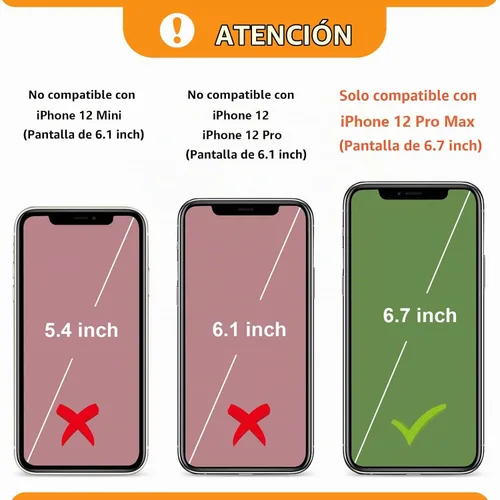Vista 2 de Bocasal Funda tipo cartera cruzada para iPhone 12 Pro Max, con bloqueo RFID, de piel sintética, con cremallera, funda tipo cartera con función atril