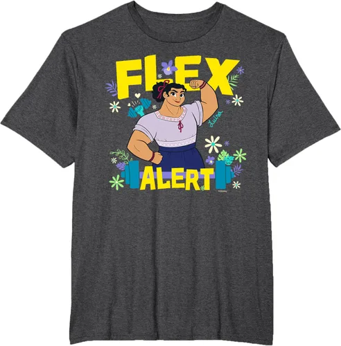Vista 19 de Disney Encanto Luisa Madrigal Flex Alert Camiseta, Negro