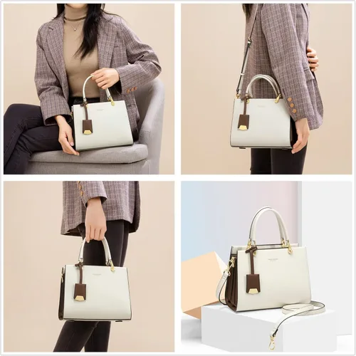 Vista 7 de Cnoles Bolsos de mano para mujer de gran capacidad, bolso de mano con asa para damas..