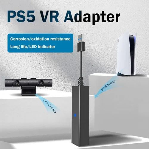 Vista 3 de Adaptador de cámara PlayStation 4 para PSVR en PS5