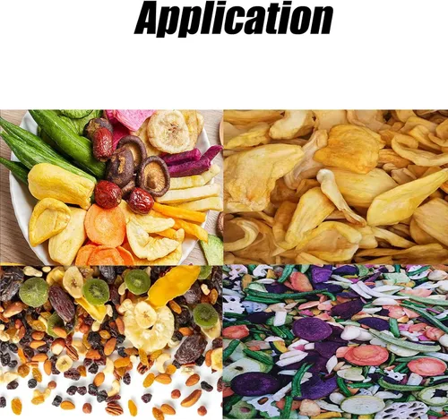 Vista 2 de Secadora comercial de frutas y verduras de 10 capas, deshidratador comercial de frutas, secador de alimentos de acero inoxidable para carne seca
