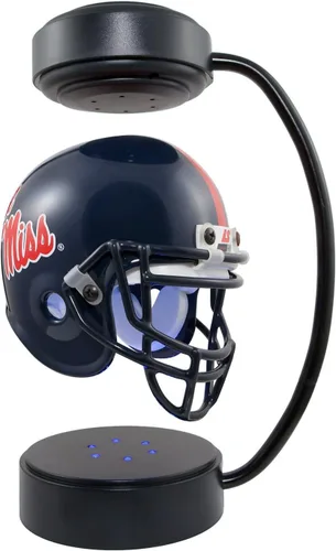 Vista 3 de NCAA - Casco de fútbol levantador coleccionable con soporte electromagnético