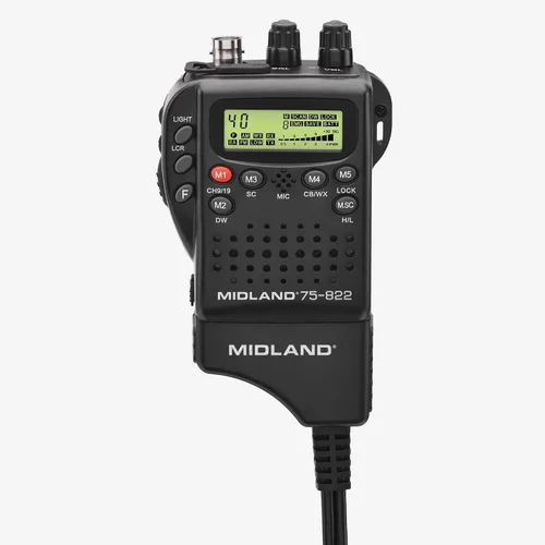Vista 8 de Midland 75-822 Radio de 40 canales CB-Way