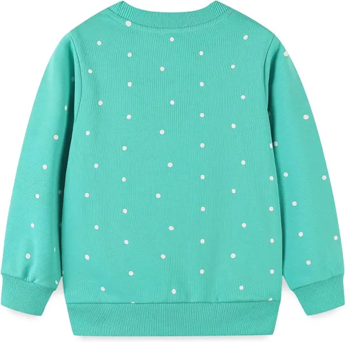 Vista 2 de Bumeex Sudadera con cuello redondo para niña de 2 a 7 años