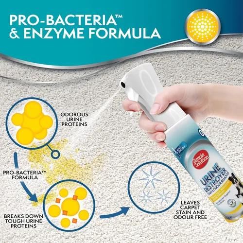 Vista 7 de Simple Solution Recambio para eliminar manchas y olores para gatos y perros 13.5 fl oz