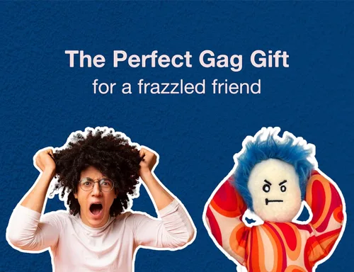 Vista 5 de Divertido regalo de broma – Muñeca Sam – Color aleatorio clásico – para amigos, compañeros de trabajo, hombres, mujeres, marido, esposa, novia, 1