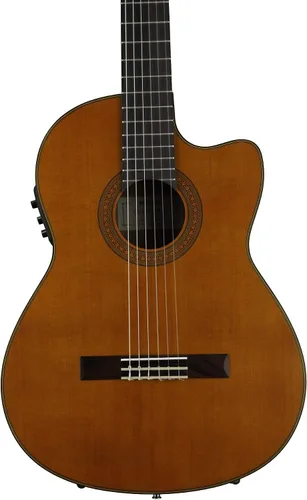 Vista 7 de Yamaha CG122MCH guitarra clásica, Cedro