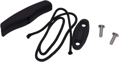 Vista 8 de 2 piezas de mango de transporte para canoa para kayak, mango en T con cordón y ojos de almohadilla, asa de transporte de kayak, correas de kayak