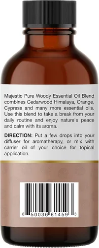 Vista 7 de Majestic Pure Mezcla de aceites esenciales de madera Aceite 100% puro de alta calidad para la paz, armonía Aceite esencial de madera de pino