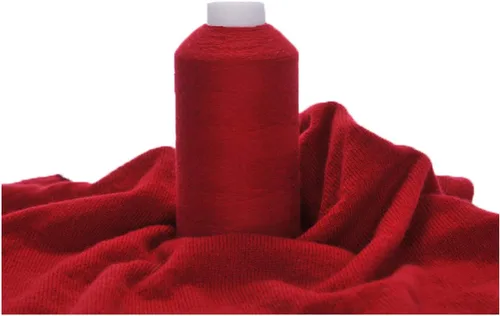 Vista 9 de Hilo 100% de cachemira, 100g de cachemira mongola lujosamente suave pura en cono para tejer a mano y ganchillo (flor beige)