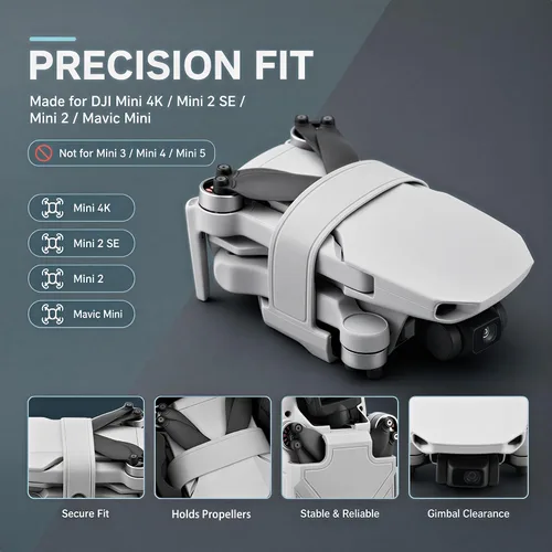 Vista 2 de Protector de hélice para DJI Mini 4K/Mini 2 SE/Mini 2/Mavic Mini gris