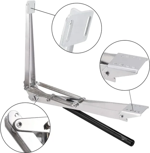 Vista 4 de A ANLEOLIFE Abridor automático de ventilación de techo, accesorios de invernadero, abridor de hilo solar para ventana, hasta 30 libras