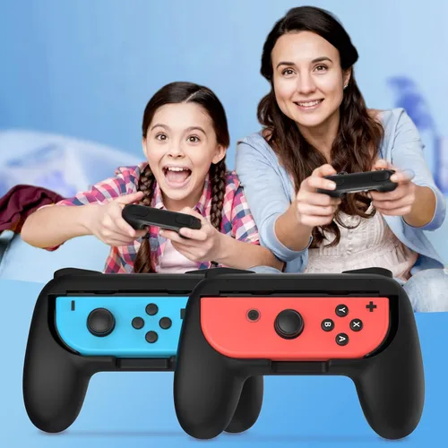 Vista 51 de FASTSNAIL Grips Compatible with Nintendo Switch for Joy Con & OLED Model for Joycon, Wear-resistant Handle Kit Compatible with Joy Cons Controllers