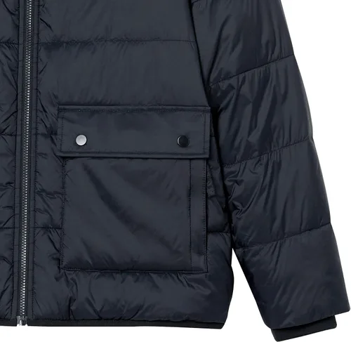 Vista 5 de Tienda Essentials Chaqueta acolchada de manga larga resistente al agua con forro de sherpa para hombre