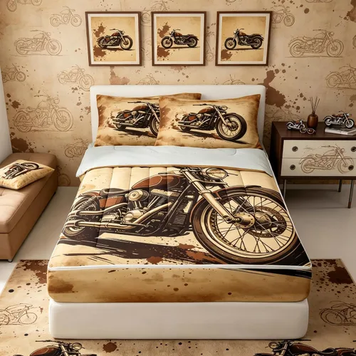 Vista 22 de Feelyou Juego de edredón con cremallera de leopardo tamaño individual Juegos de cama con cremallera y estampado animal para decoración de Marrón